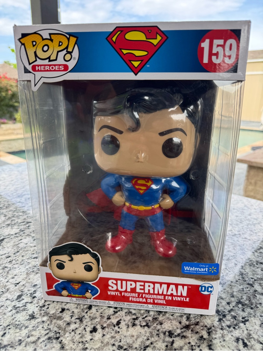 Funko Superman Pop! Heroes Figure - Blue, Red & Yellow